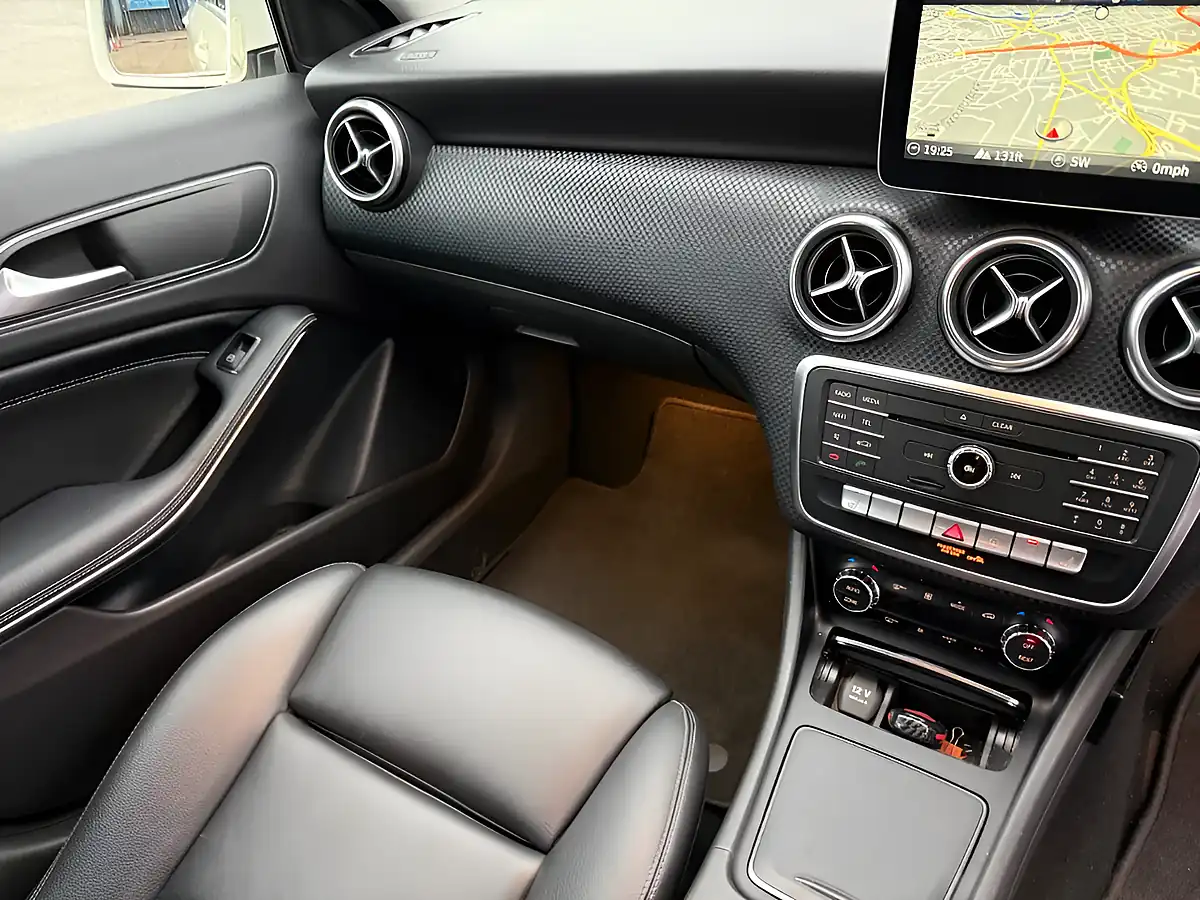Used 2017 Mercedes-Benz a Class Sport (premium) White - Interior and Exterior details 15