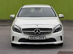 Used 2017 Mercedes-Benz a Class Sport (premium) White - Interior and Exterior details 5
