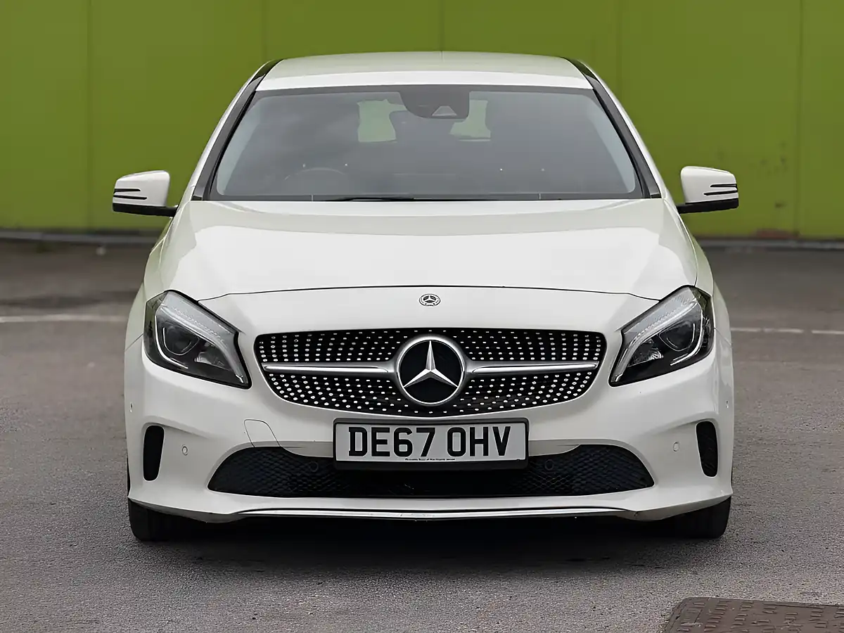 Used 2017 Mercedes-Benz a Class Sport (premium) White - Interior and Exterior details 5