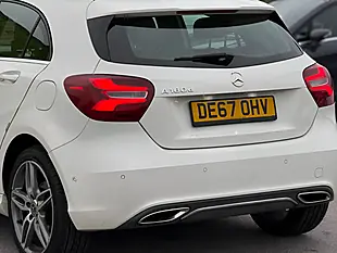 Used 2017 Mercedes-Benz a Class Sport (premium) White - Interior and Exterior details 8