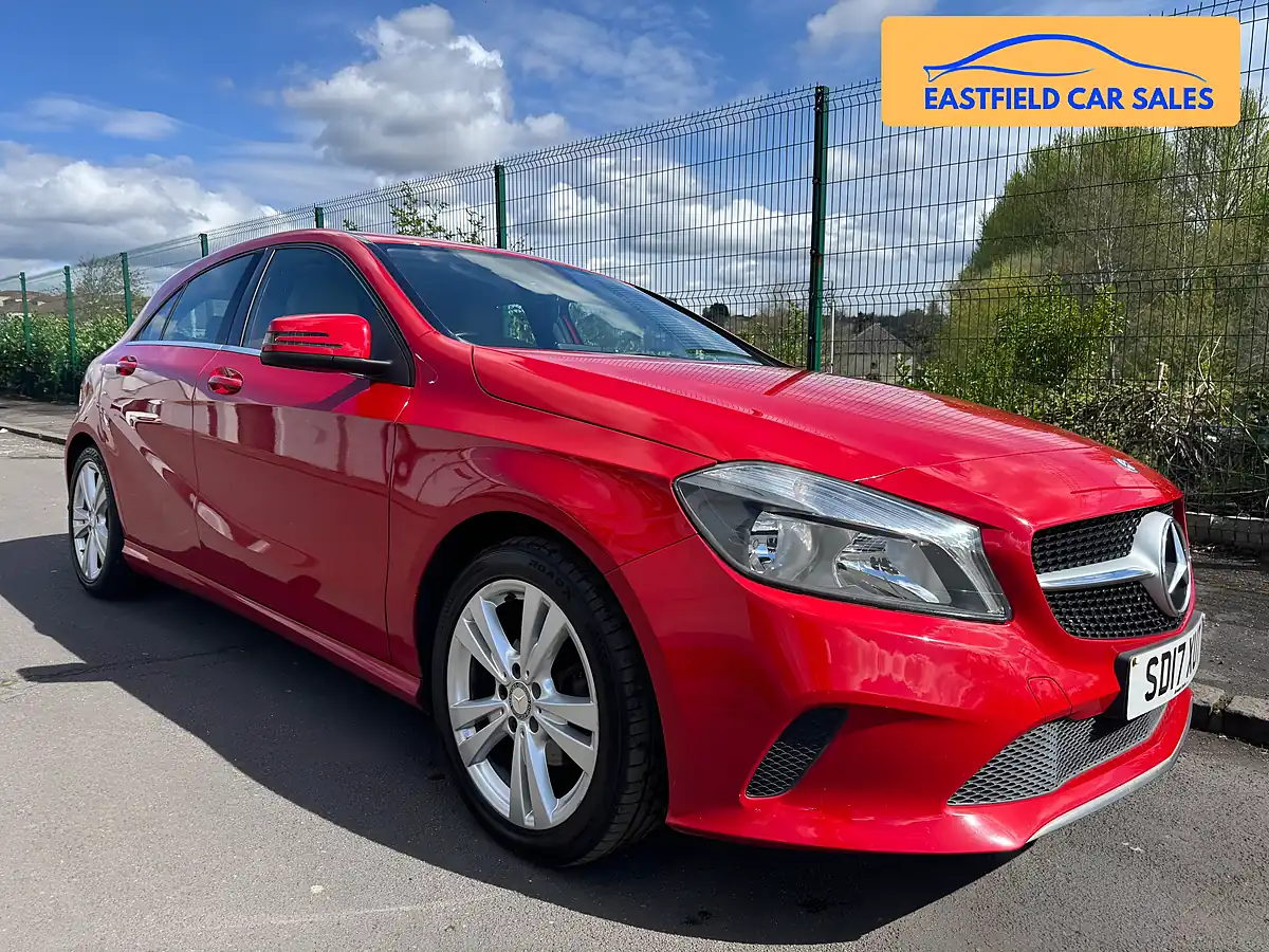 Used 2017 Mercedes-Benz a Class Sport Red - Front View