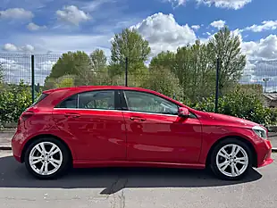 Used 2017 Mercedes-Benz a Class Sport Red - Interior and Exterior details 2