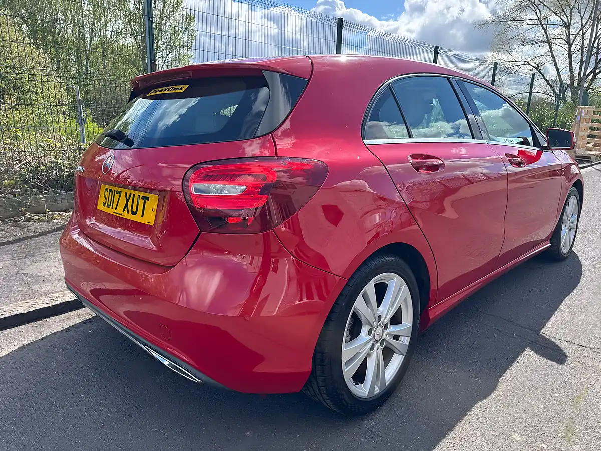 Used 2017 Mercedes-Benz a Class Sport Red - Interior and Exterior details 3