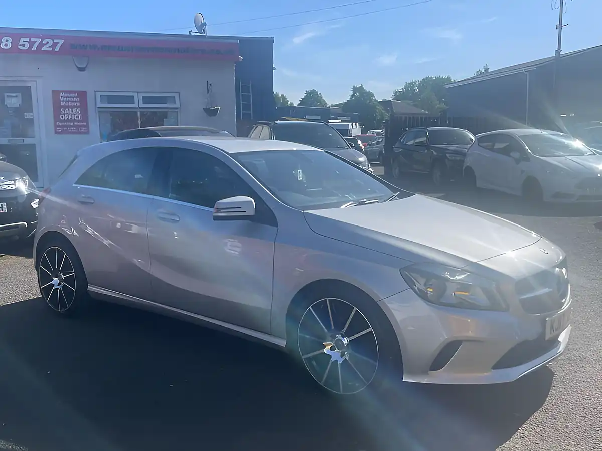 Used 2017 Mercedes-Benz a Class Sport Silver - Interior and Exterior details 10
