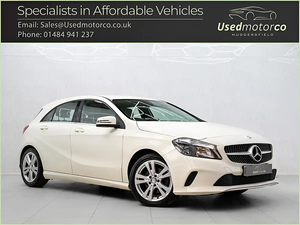 Used 2017 Mercedes-Benz a Class Sport White - Front View