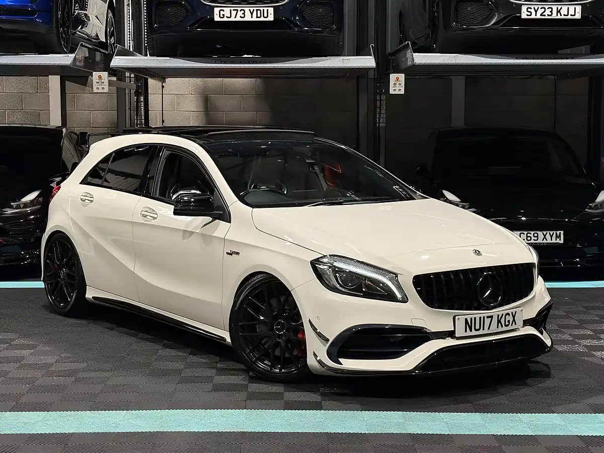 Used 2017 Mercedes-Benz a Class White - Front View