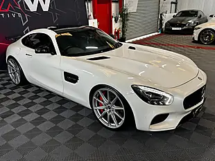 Used 2017 Mercedes-Benz AMG GT Gts Premium Pearl White - Interior and Exterior details 12