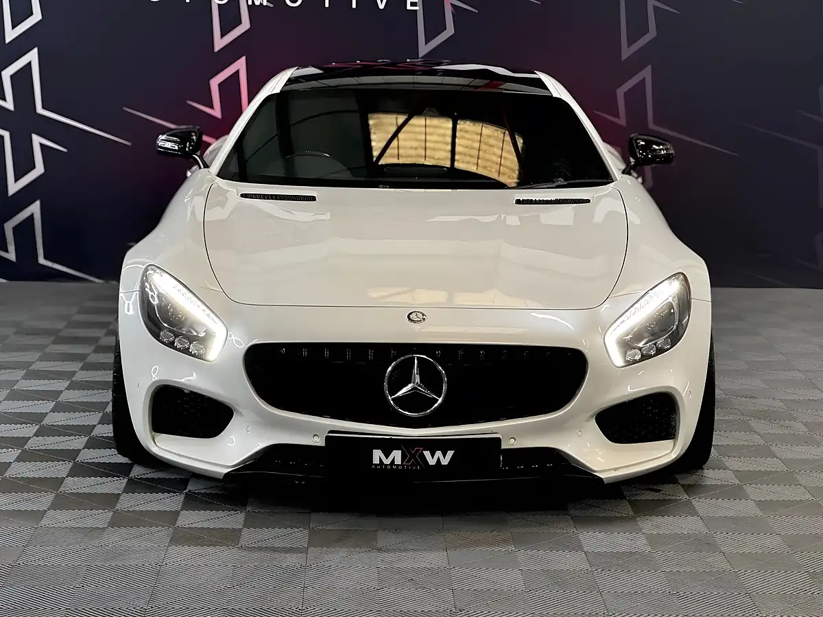 Used 2017 Mercedes-Benz AMG GT Gts Premium Pearl White - Interior and Exterior details 7