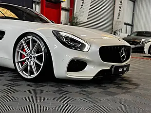 Used 2017 Mercedes-Benz AMG GT Gts Premium Pearl White - Interior and Exterior details 9
