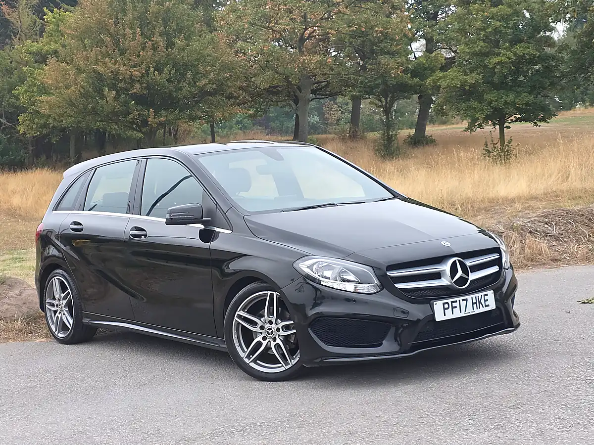 Used 2017 Mercedes-Benz B Class AMG Line Black - Front View