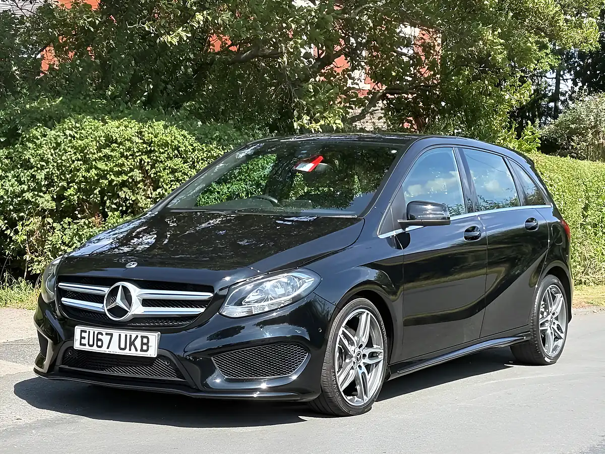 Used 2017 Mercedes-Benz B Class AMG Line (executive) Black - Front View
