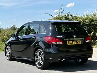 Used 2017 Mercedes-Benz B Class AMG Line (executive) Black - Interior and Exterior details 6