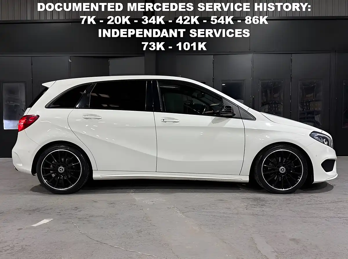 Used 2017 Mercedes-Benz B-Class AMG Line (premium Plus) Cirrus White - Interior and Exterior details 4