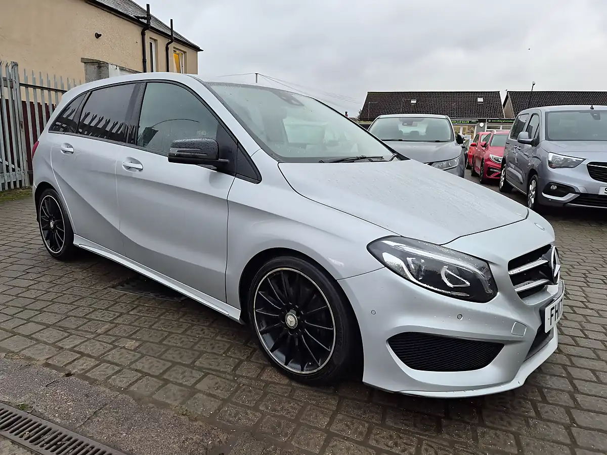 Used 2017 Mercedes-Benz B-Class AMG Line Premium Silver - Front View