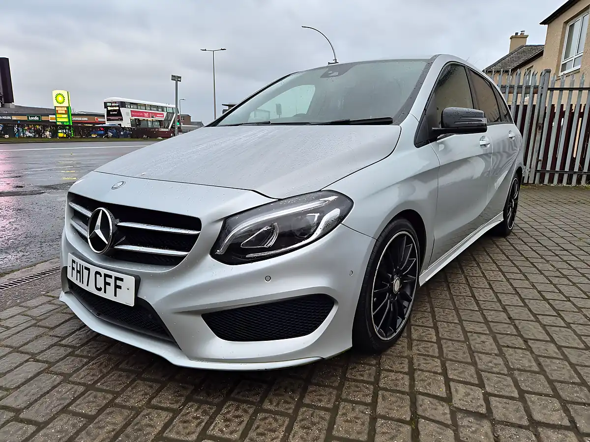 Used 2017 Mercedes-Benz B-Class AMG Line Premium Silver - Interior and Exterior details 3