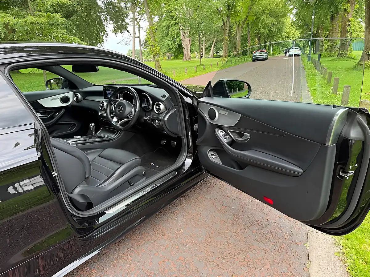 Used 2017 Mercedes-Benz C-Class AMG Line Black - Interior and Exterior details 11