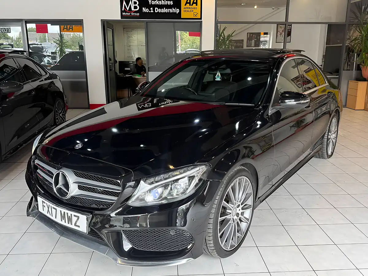 Used 2017 Mercedes-Benz C Class AMG Line Black - Interior and Exterior details 4