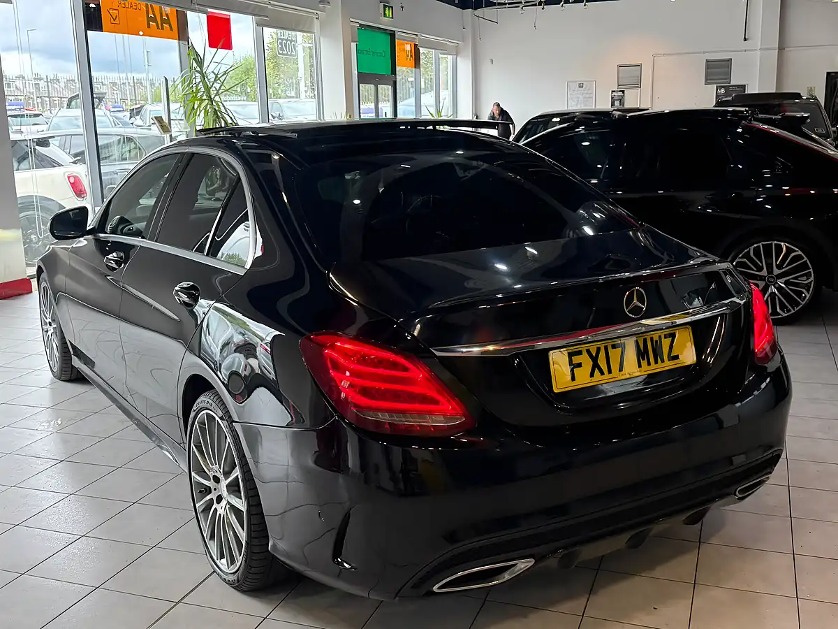 Used 2017 Mercedes-Benz C Class AMG Line Black - Interior and Exterior details 6