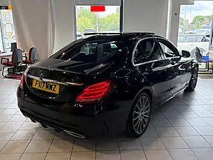 Used 2017 Mercedes-Benz C Class AMG Line Black - Interior and Exterior details 9