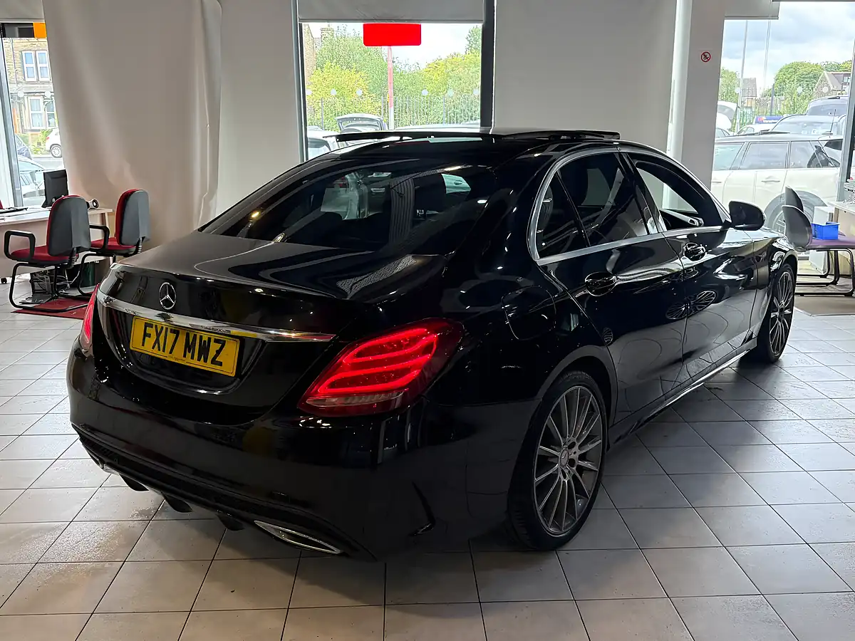 Used 2017 Mercedes-Benz C Class AMG Line Black - Interior and Exterior details 9