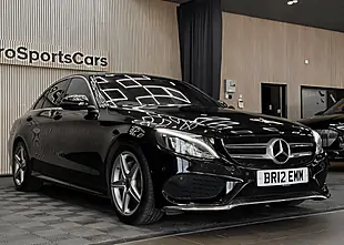 Used 2017 Mercedes-Benz C Class AMG Line Black - Interior and Exterior details 9
