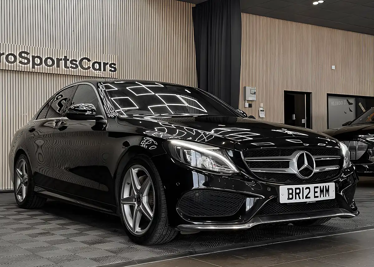 Used 2017 Mercedes-Benz C Class AMG Line Black - Interior and Exterior details 9
