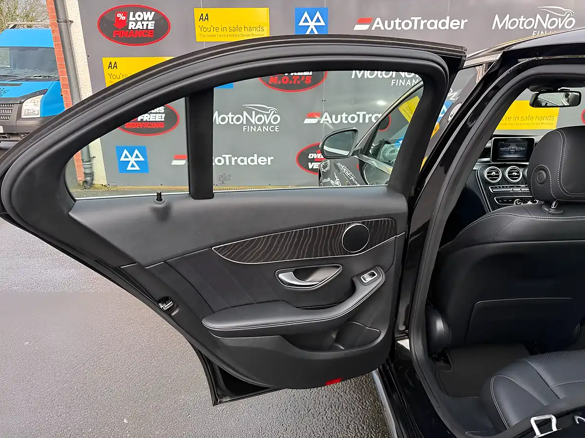 Used 2017 Mercedes-Benz C Class AMG Line Black - Interior and Exterior details 16