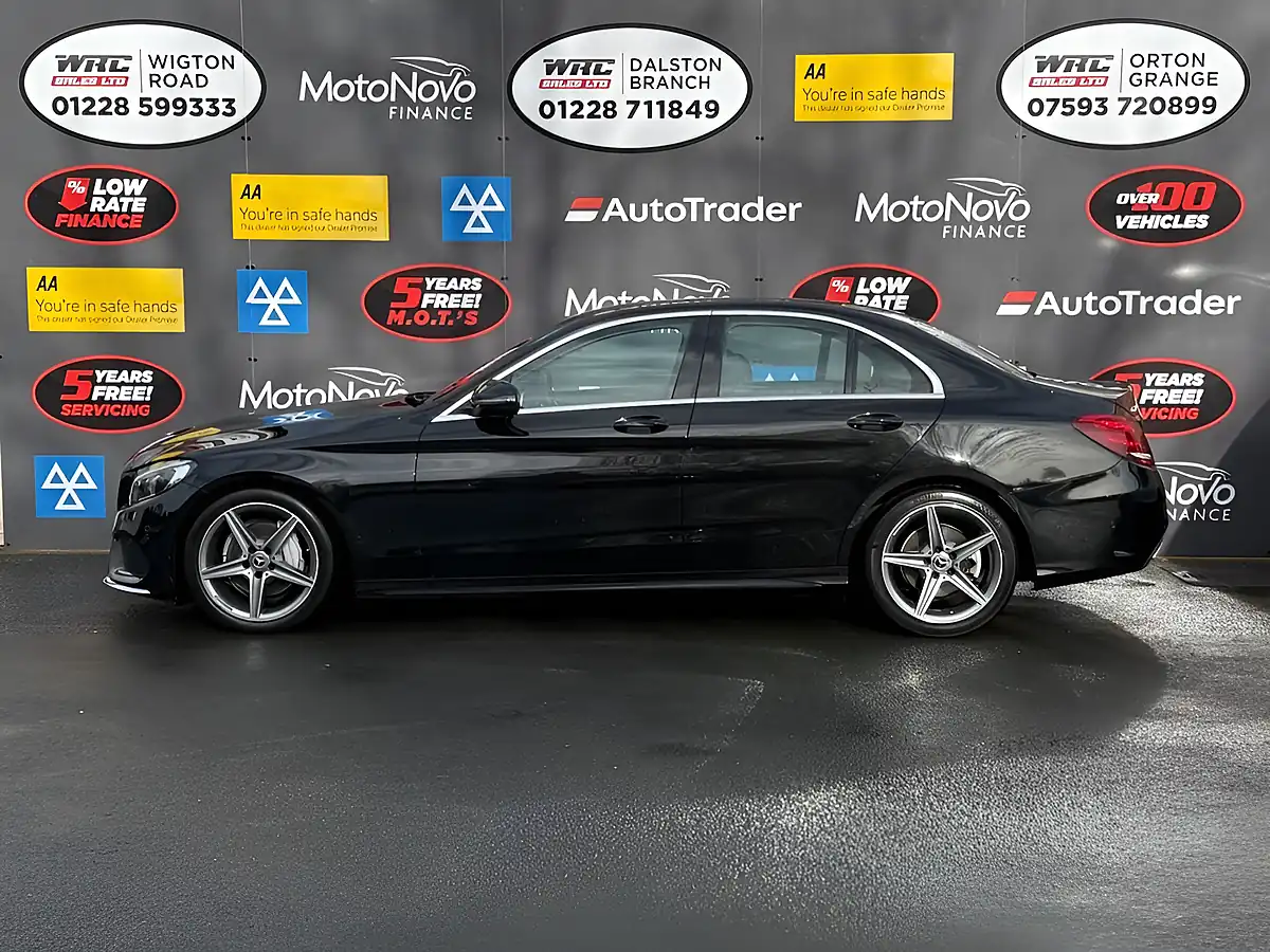 Used 2017 Mercedes-Benz C Class AMG Line Black - Interior and Exterior details 2