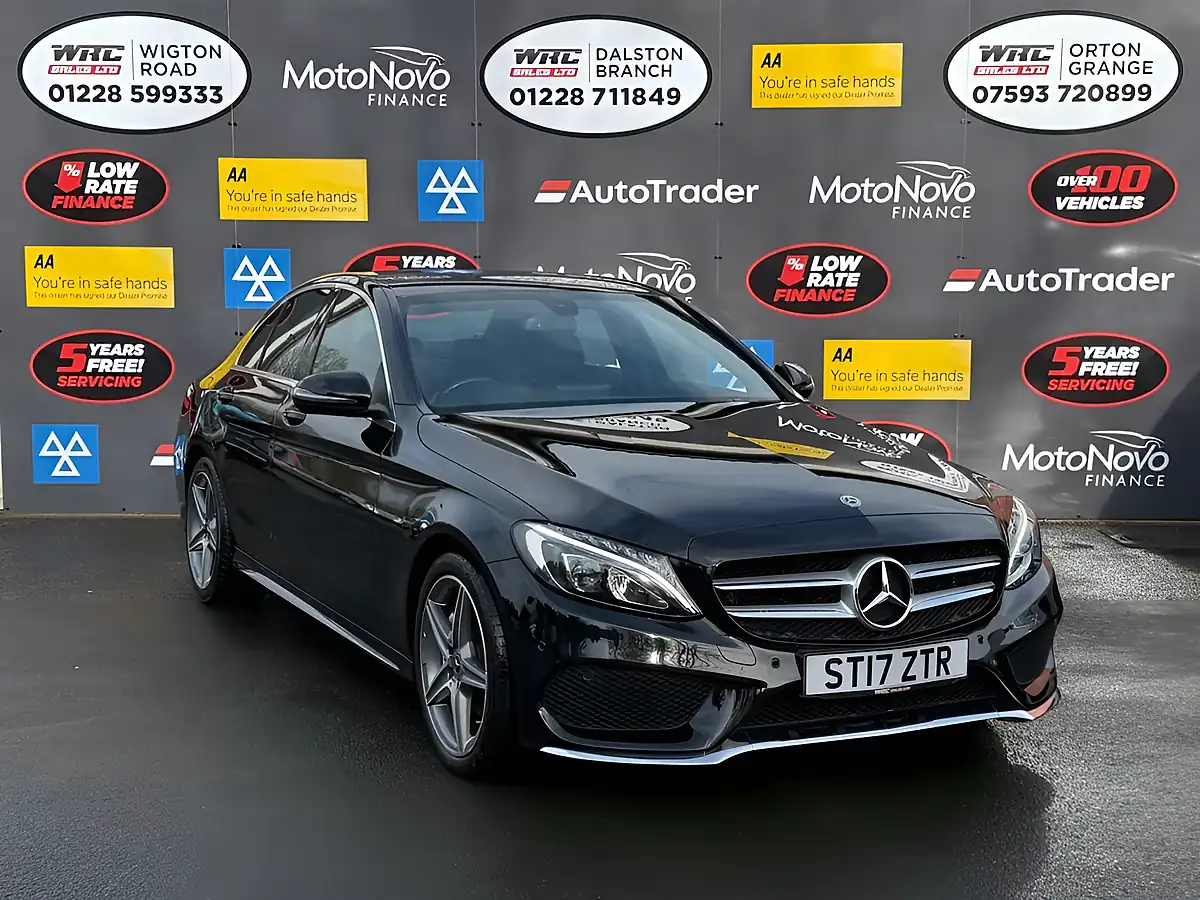Used 2017 Mercedes-Benz C Class AMG Line Black - Interior and Exterior details 4