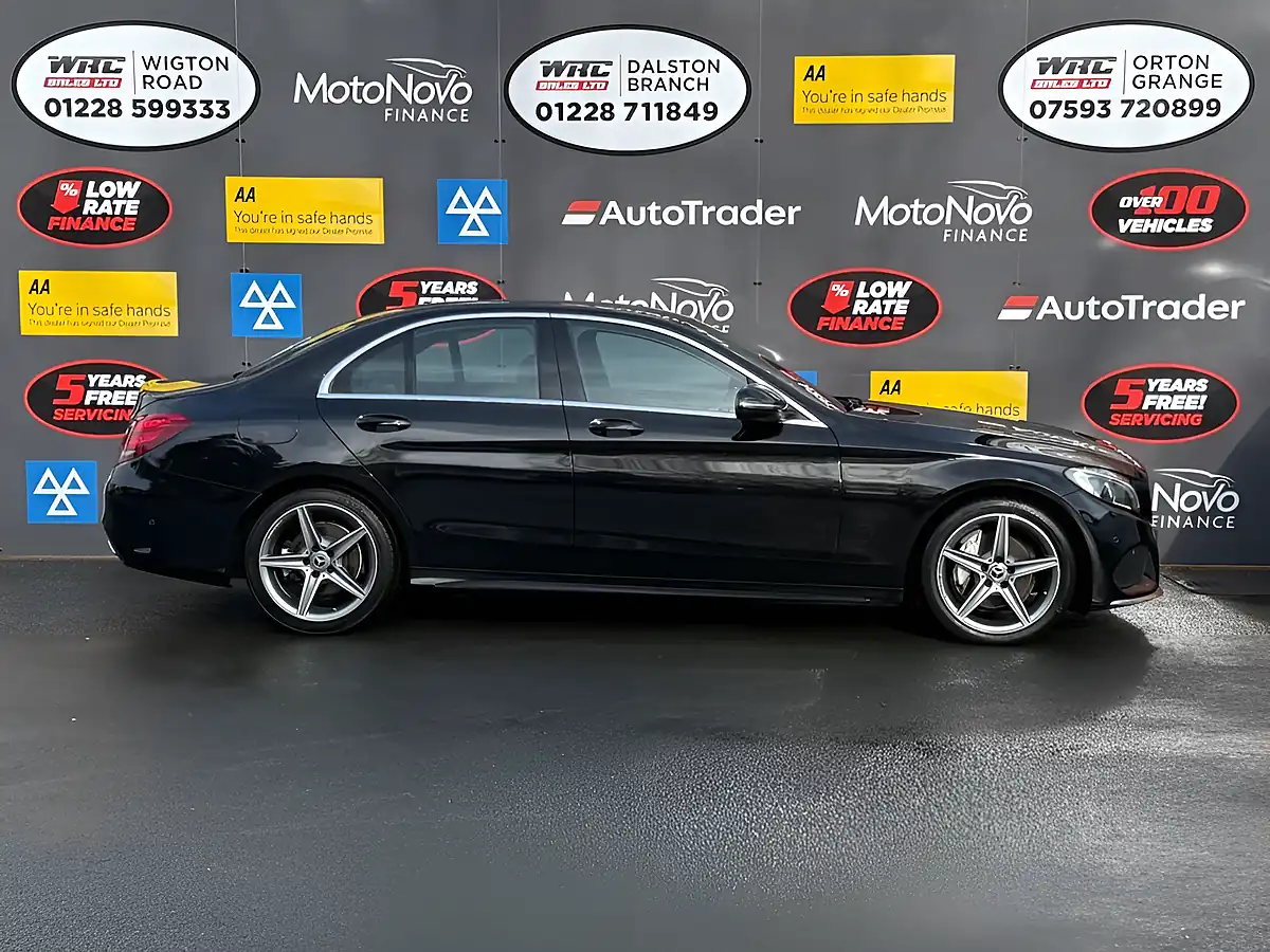 Used 2017 Mercedes-Benz C Class AMG Line Black - Interior and Exterior details 5