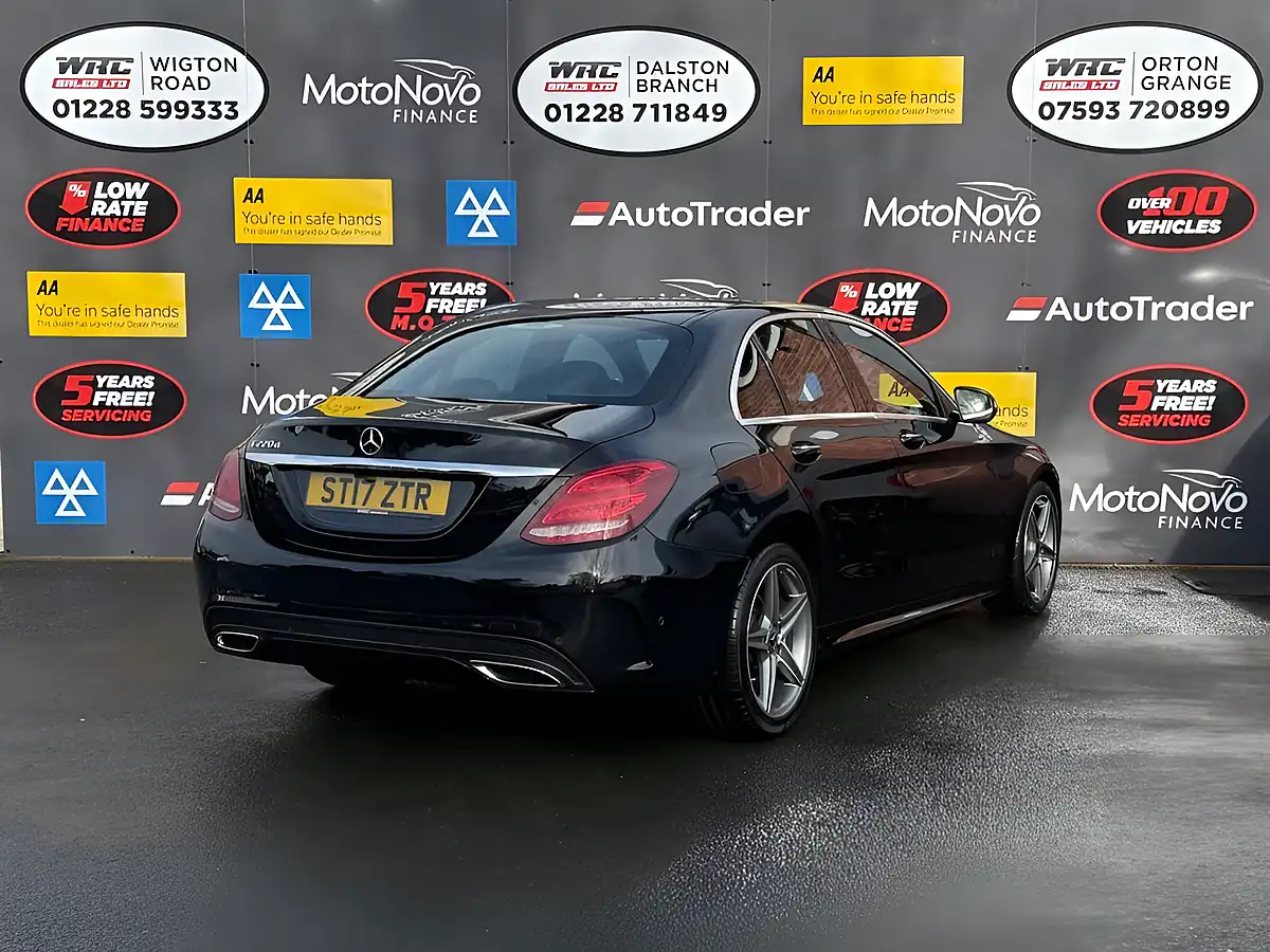 Used 2017 Mercedes-Benz C Class AMG Line Black - Interior and Exterior details 6
