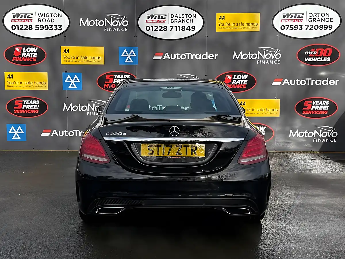 Used 2017 Mercedes-Benz C Class AMG Line Black - Interior and Exterior details 7