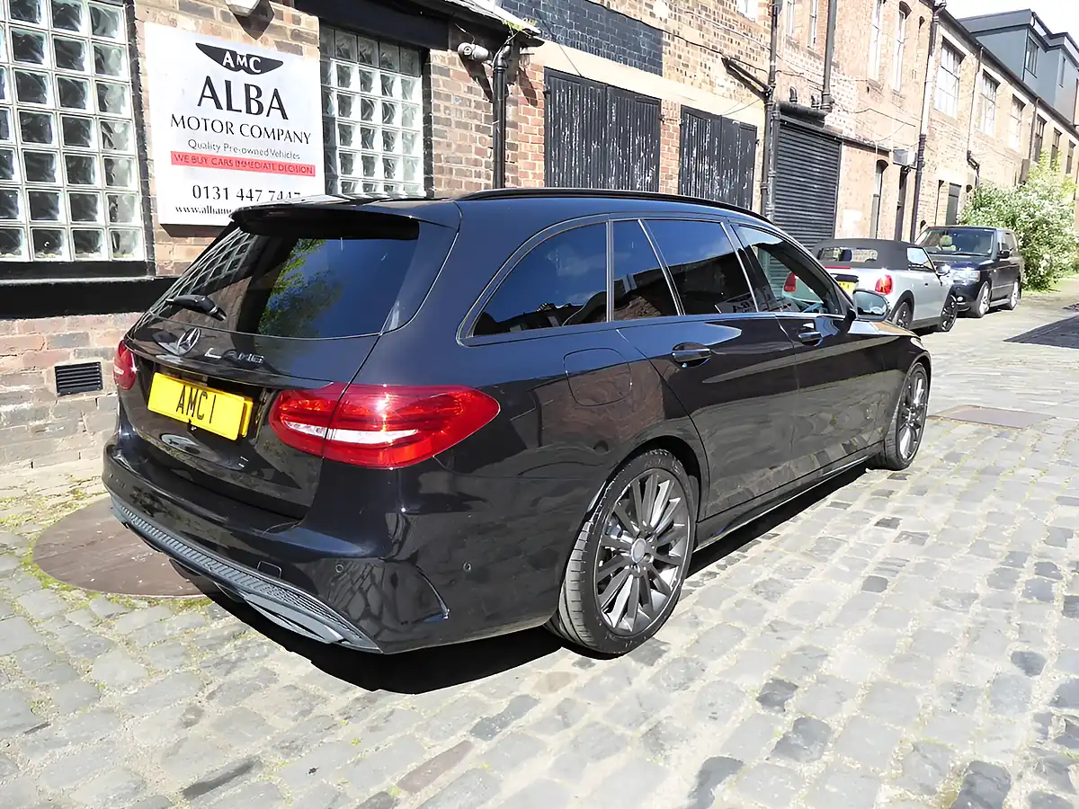 Used 2017 Mercedes-Benz C Class AMG Line Black - Interior and Exterior details 6
