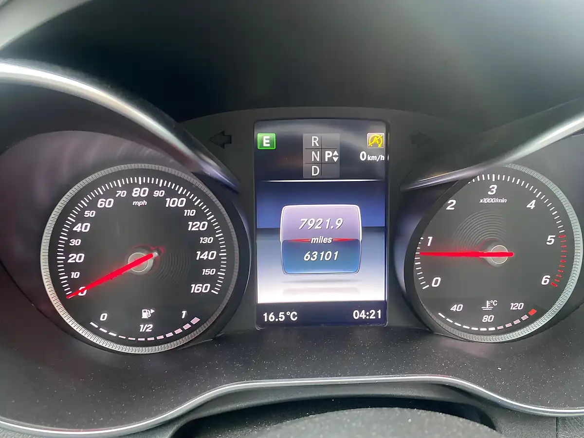 Used 2017 Mercedes-Benz C Class AMG Line Blue - Interior and Exterior details 11