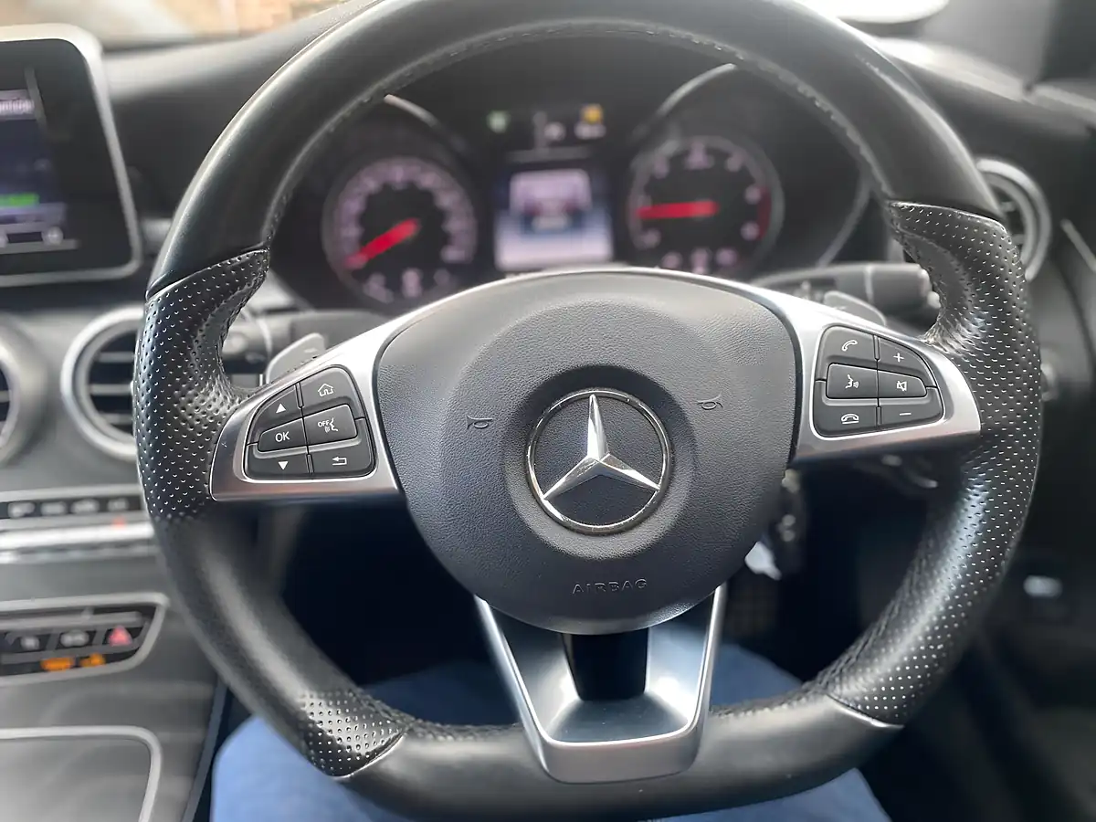 Used 2017 Mercedes-Benz C Class AMG Line Blue - Interior and Exterior details 13