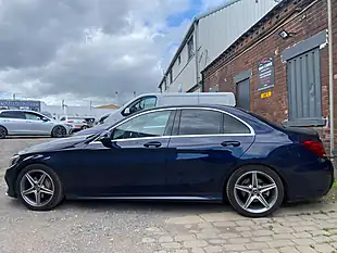 Used 2017 Mercedes-Benz C Class AMG Line Blue - Interior and Exterior details 3
