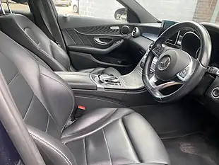 Used 2017 Mercedes-Benz C Class AMG Line Blue - Interior and Exterior details 4