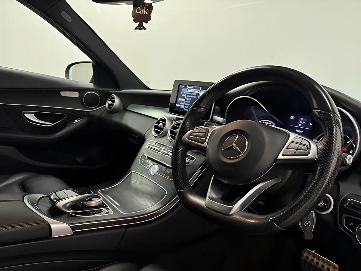 Used 2017 Mercedes-Benz C Class AMG Line Blue - Interior and Exterior details 11