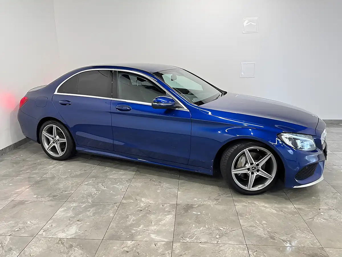 Used 2017 Mercedes-Benz C Class AMG Line Blue - Interior and Exterior details 2