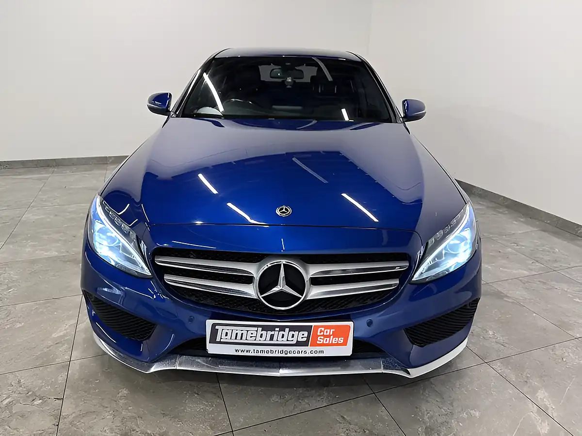 Used 2017 Mercedes-Benz C Class AMG Line Blue - Interior and Exterior details 3