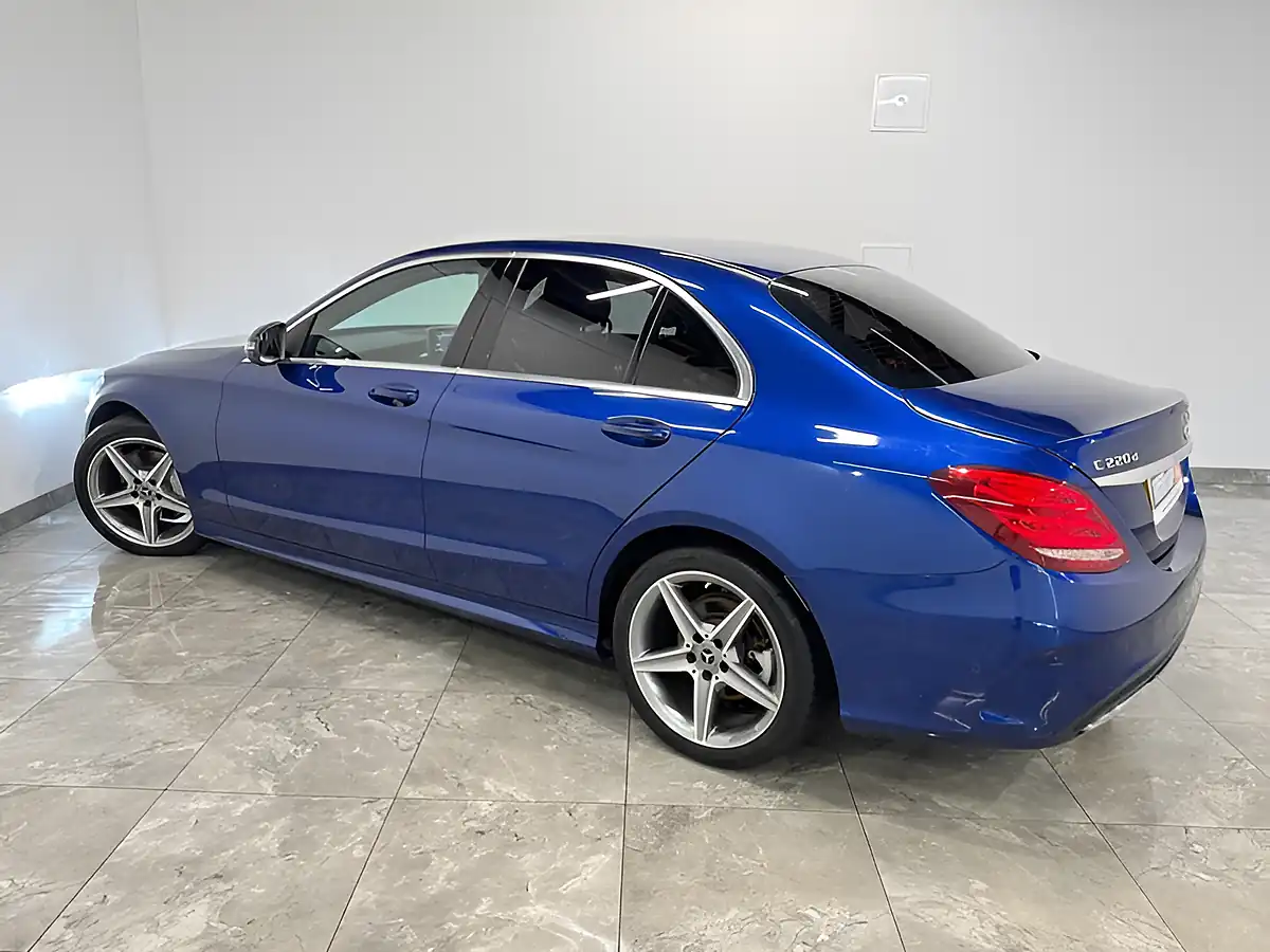 Used 2017 Mercedes-Benz C Class AMG Line Blue - Interior and Exterior details 6