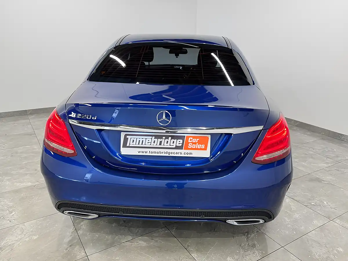 Used 2017 Mercedes-Benz C Class AMG Line Blue - Interior and Exterior details 7