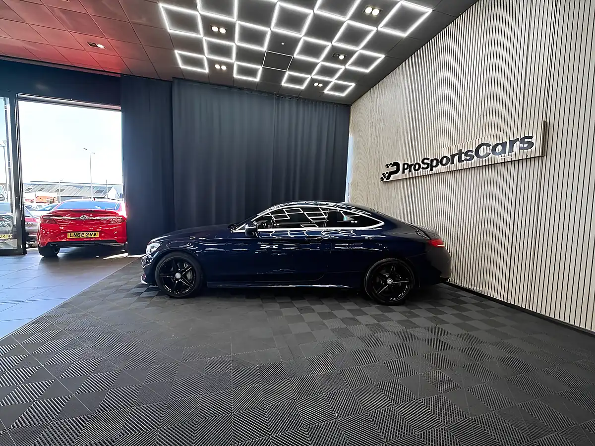 Used 2017 Mercedes-Benz C Class AMG Line Blue - Interior and Exterior details 10