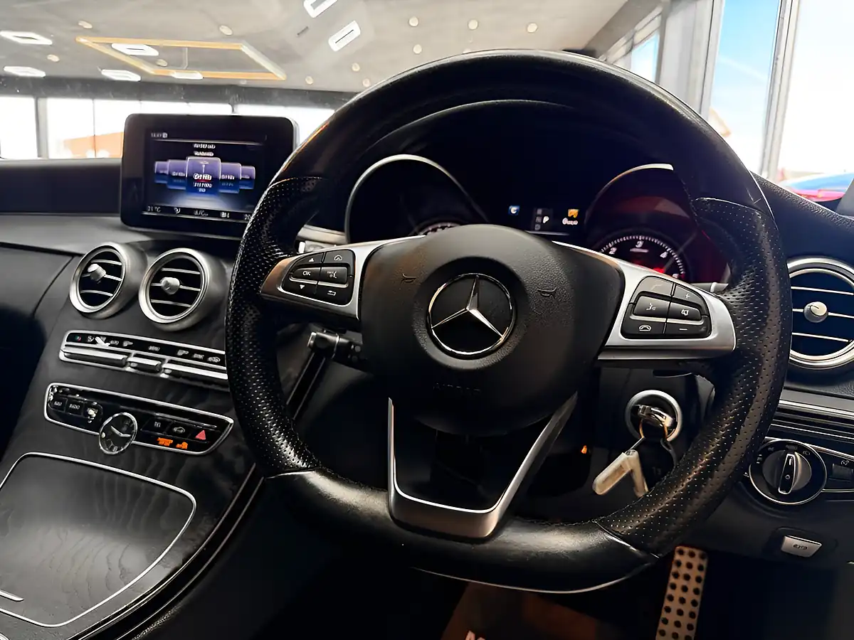 Used 2017 Mercedes-Benz C Class AMG Line Blue - Interior and Exterior details 13