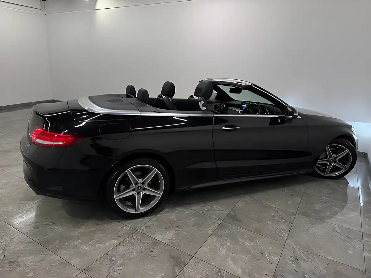 Used 2017 Mercedes-Benz C Class AMG Line Cabriolet Black - Interior and Exterior details 11