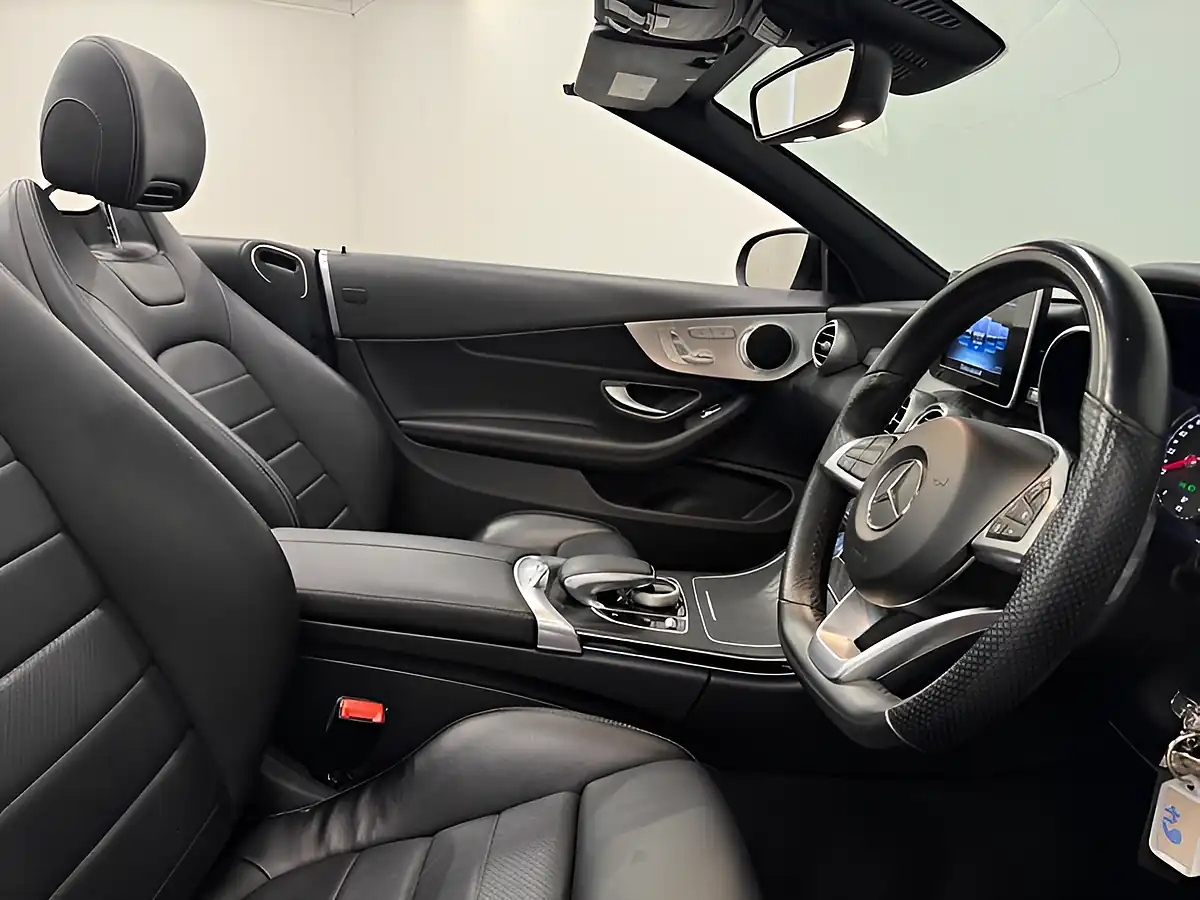 Used 2017 Mercedes-Benz C Class AMG Line Cabriolet Black - Interior and Exterior details 12