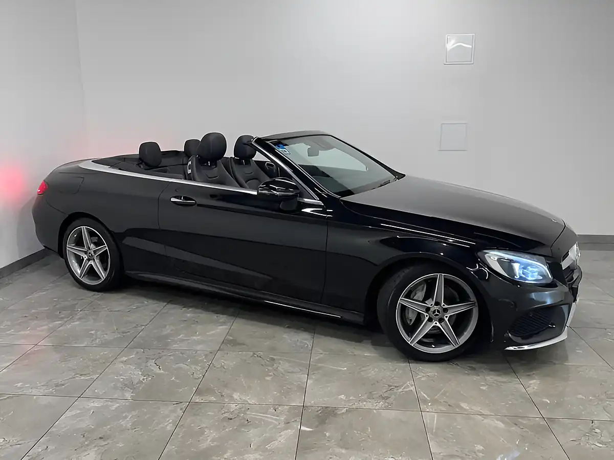 Used 2017 Mercedes-Benz C Class AMG Line Cabriolet Black - Interior and Exterior details 2