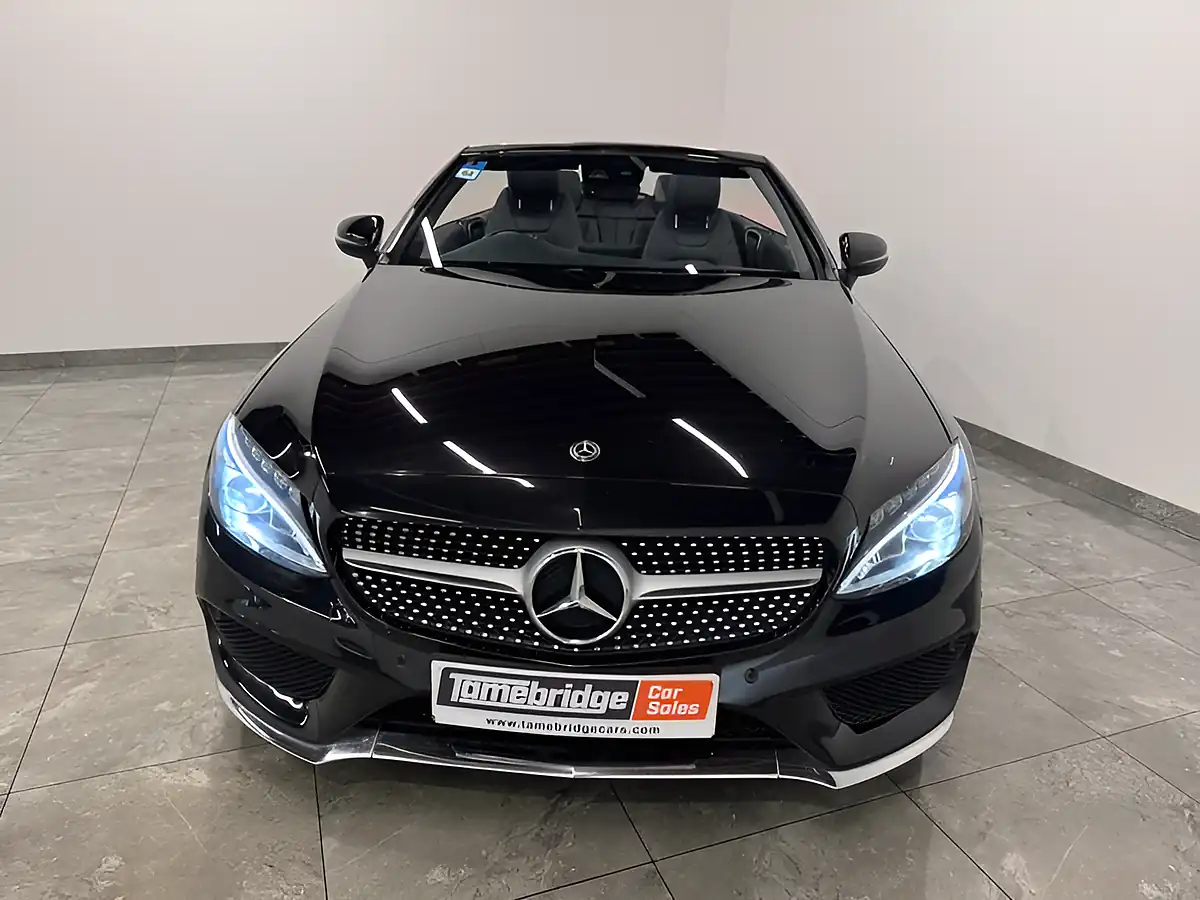 Used 2017 Mercedes-Benz C Class AMG Line Cabriolet Black - Interior and Exterior details 3
