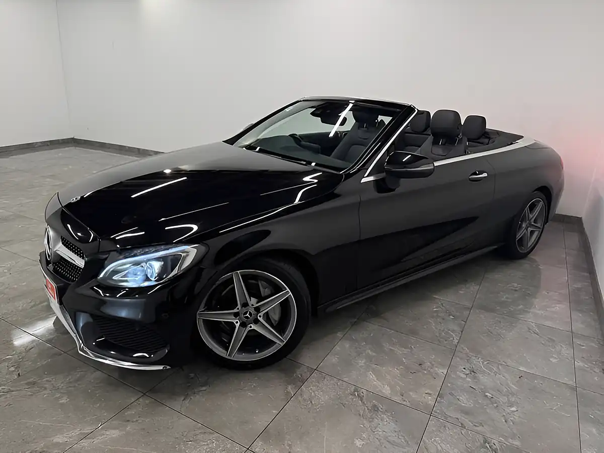 Used 2017 Mercedes-Benz C Class AMG Line Cabriolet Black - Interior and Exterior details 4