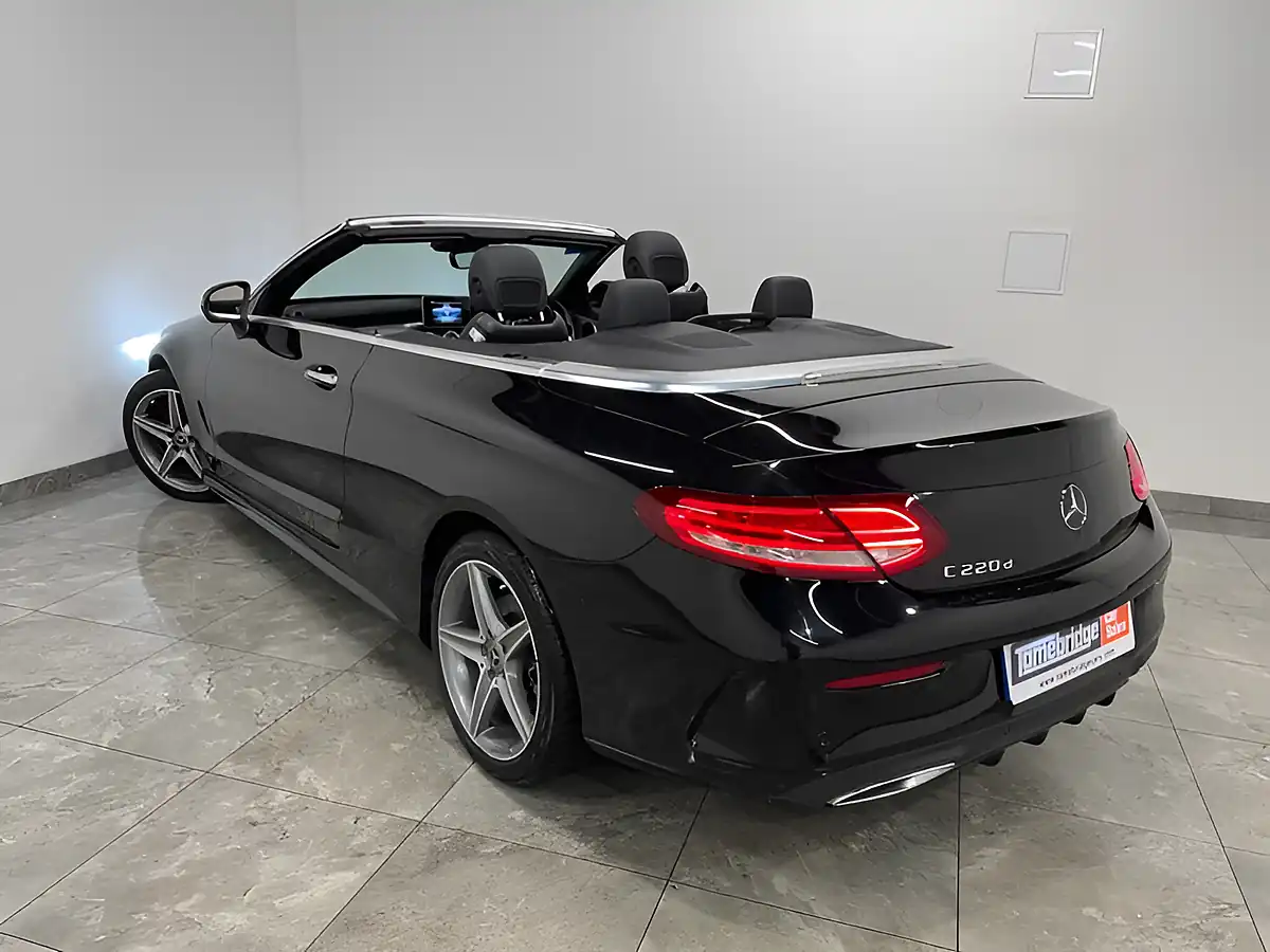 Used 2017 Mercedes-Benz C Class AMG Line Cabriolet Black - Interior and Exterior details 8